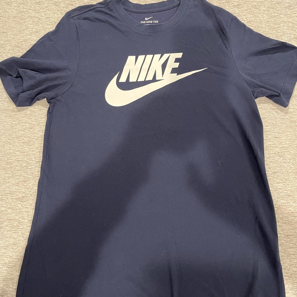 Nike DRI FIT Navy Blue Short Sleeve Tee